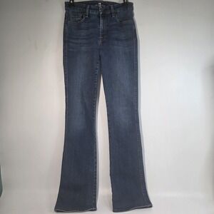 7 For All Mankind Dark Wash Mid-Rise Kimmie Bootcut Denim Women's 28 USA Made